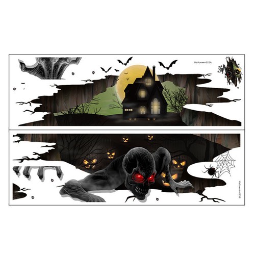 2pcs halloween door - door, decor